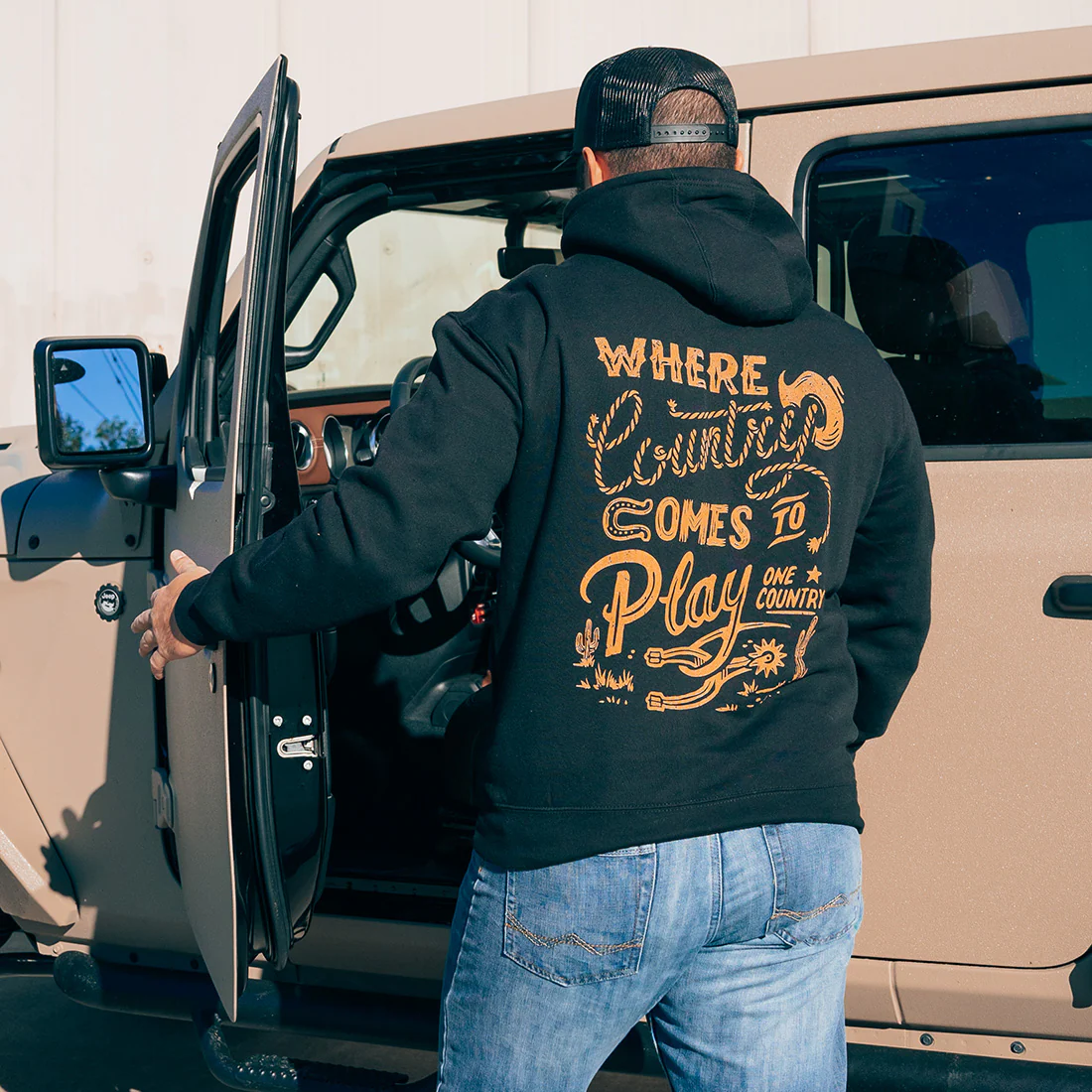 Where Country Comes To Play Hoodie - Image 3